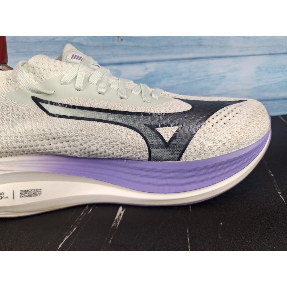 Mizuno Neo Zen Running Shoes White Soft Purple Green Cushioned Trainer Size 9 - Picture 7 of 15